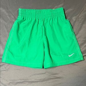 Nike Kids dri fit Green standard Athletic Shorts